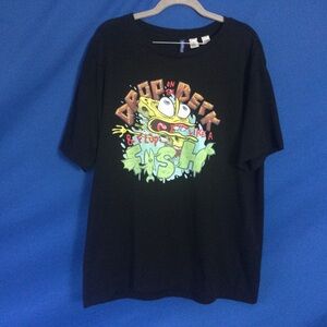 H & M Spongebob XL T-Shirt Graphic Tee Drop ON the Deck